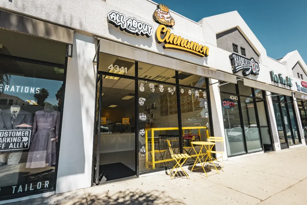 All About The Cinnamon store front All About The Cinnamon storefront