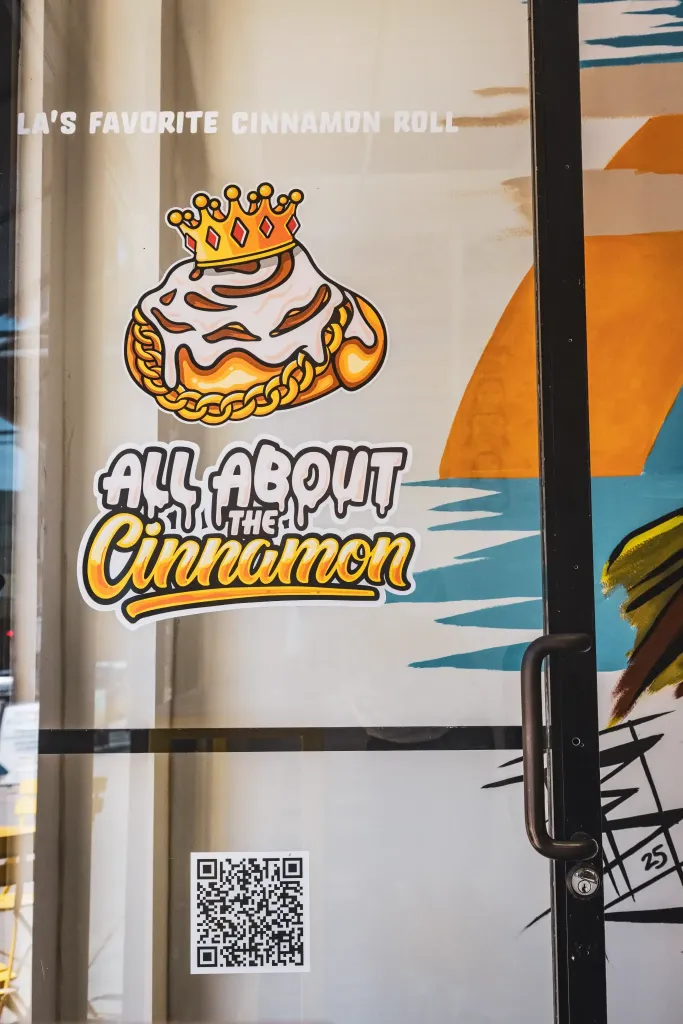 All About The Cinnamon Front door