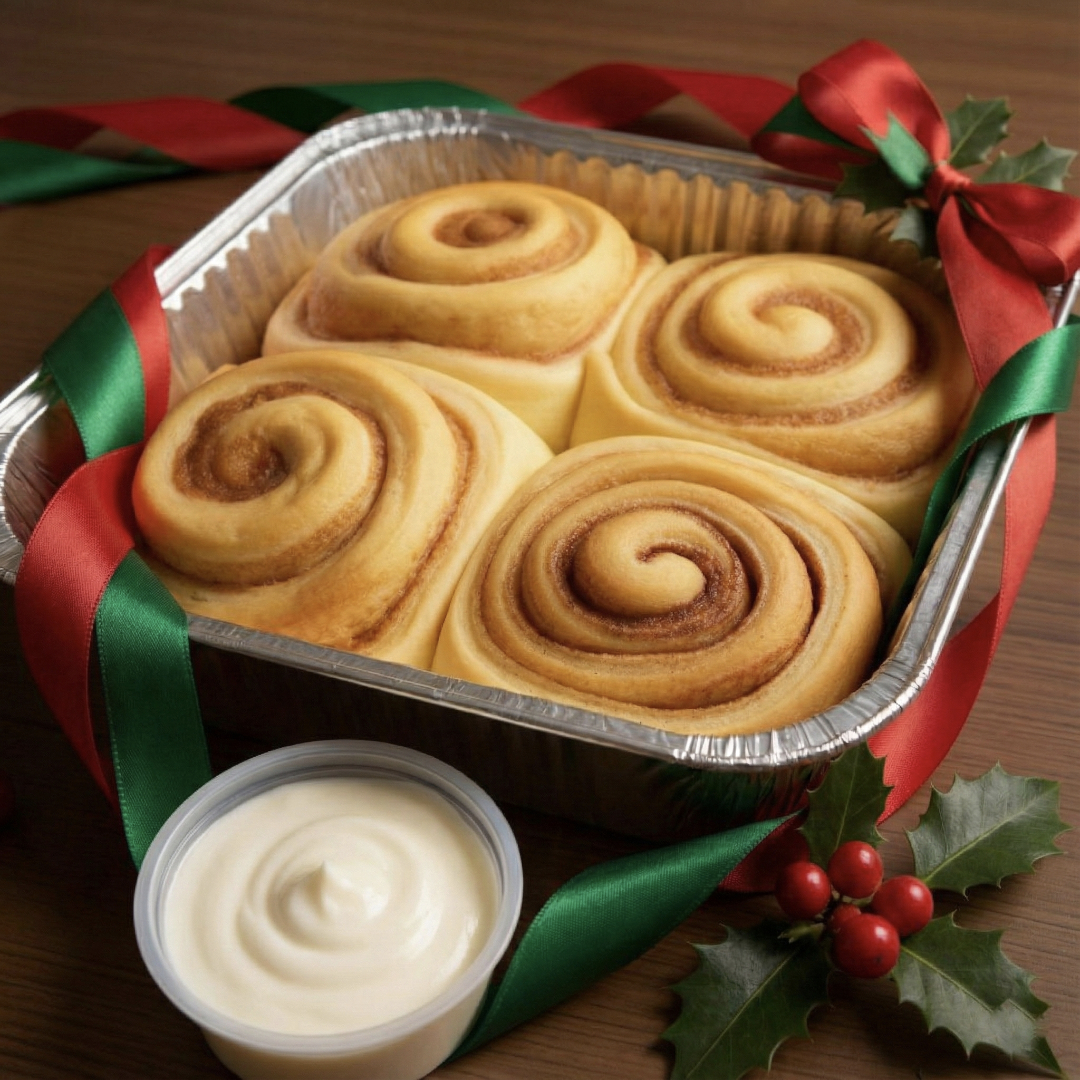 Take and bake buns all about the cinnamon